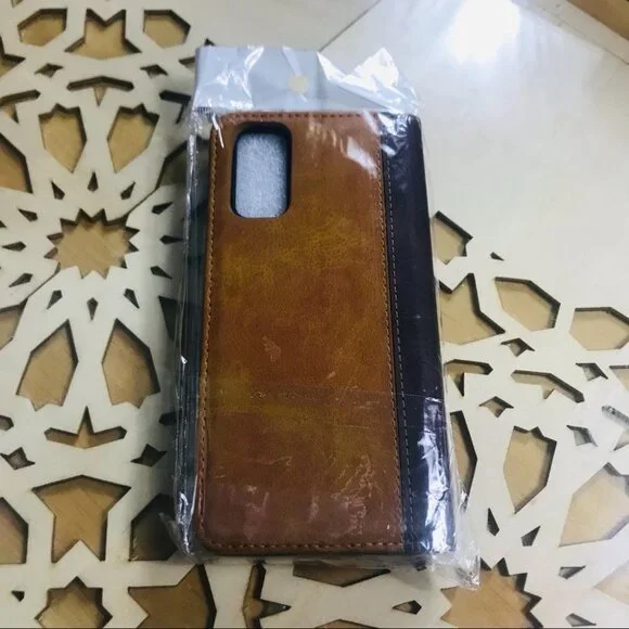 Samsung Galaxy s20 Leather Card Holder Wallet case phone cover - Picture 10 of 10